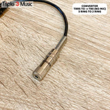 Kabel Converter TRRS Female 3.5mm to TRS male 3.5mm 18cm OFC JAPAN STANDARD