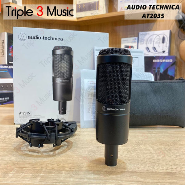 Audio Technica AT2035 AT 2035 Mic Condenser Microphone Condenser