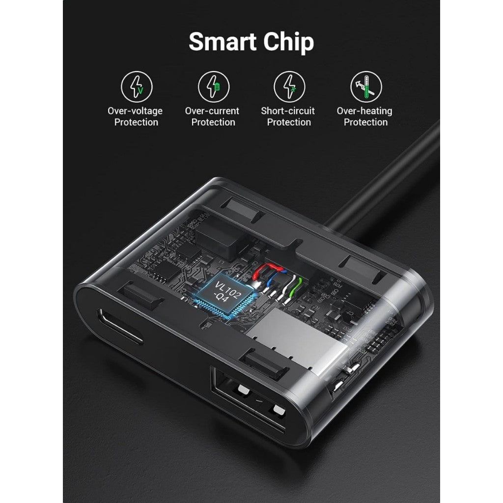 UGREEN 70308 OTG USB C to USB A 3.0 + Usb C CHARGING 60W IP15 FAST