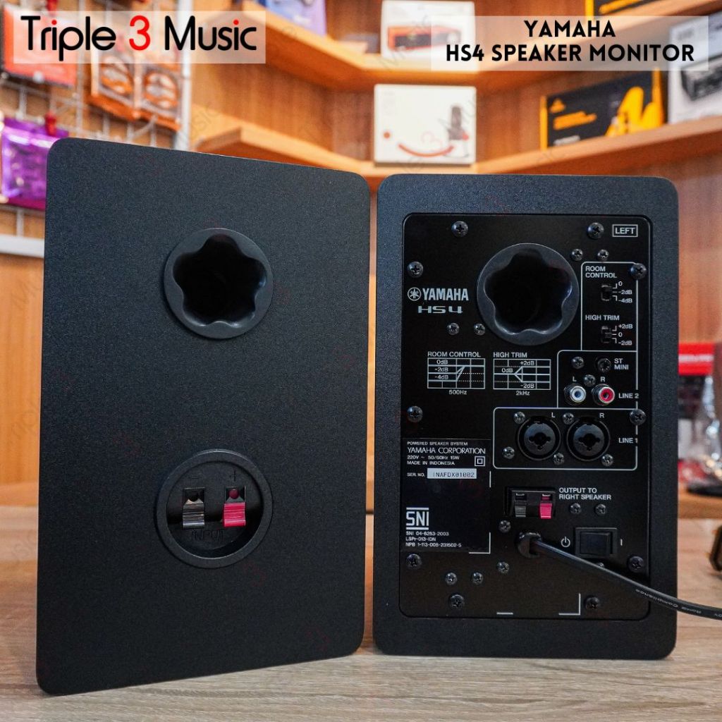 YAMAHA HS4 HS-4 HS 4 Speaker Monitor Flat Sepasang