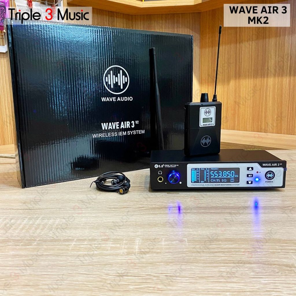 WAVE AIR 3 V2 wireless in ear monitor IEM system panggung wave audio