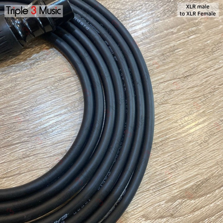 Kabel Mic microphone mikrofon XLR TO XLR 3m OFC JAPAN STANDARD