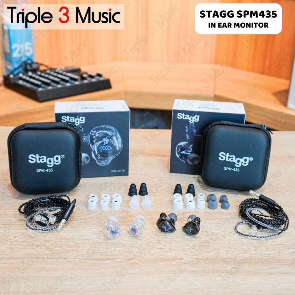 Stagg IEM SPM435 In Ear Monitor 4 Driver Hi Resolution