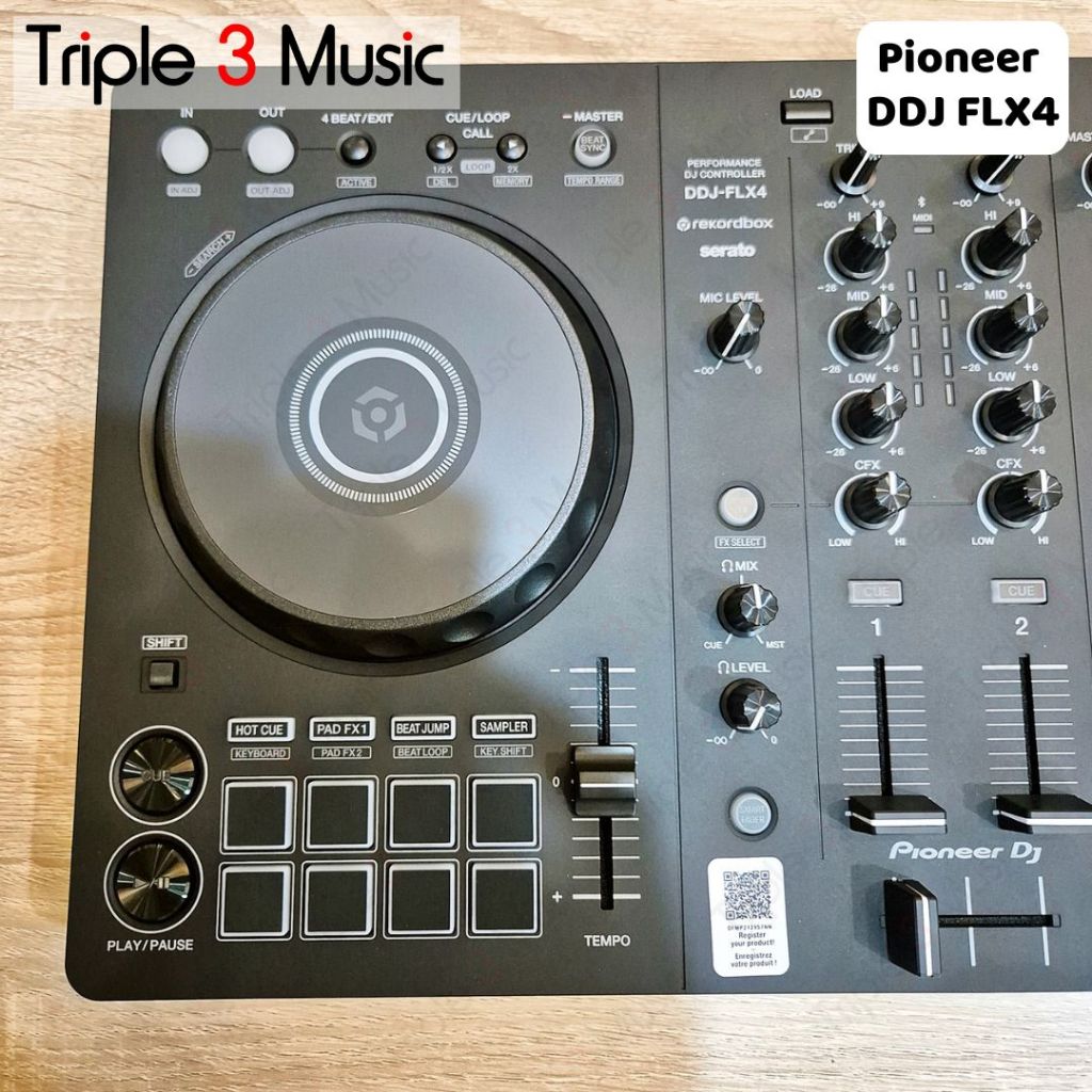 Pioneer DDJ FLX4 DDJFLX4 DJ Controller 2-deck Rekordbox and Serato DJ Controller