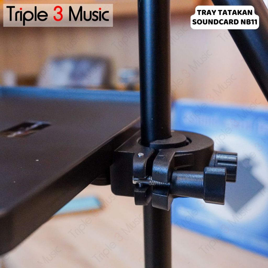 Stand Tripod Audio interface Soundcard untuk Live Streaming berdiri bkt karaoke