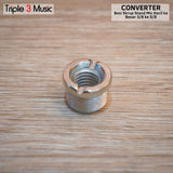 Converter Alumunium besi Skrup sekrup Stand Mic Kecil ke Besar 3/8 ke 5/8
