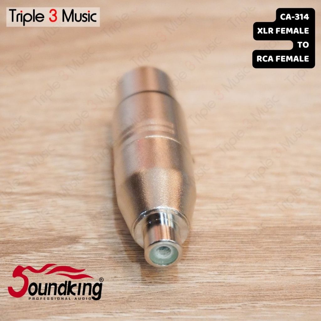 Soundking CA 314 Adapter Converter XLR FEMALE to RCA FEMALE