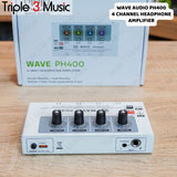 WAVE PH400 PH400 Amply Headphone 4 Channel with adaptor ORIGINAL