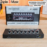 RECORDING TECH RT H800 RTH800 mirip wave ph800 Amply Headphone 8 Channel Amplifier