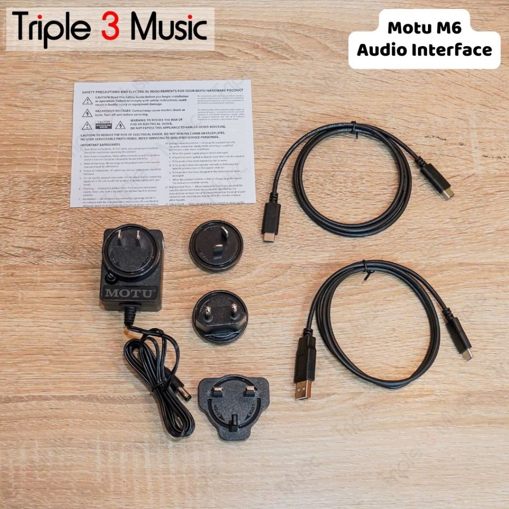 MOTU M6 Audio Interface 6 in 4 out ESS Sabre32 Ultra DAC