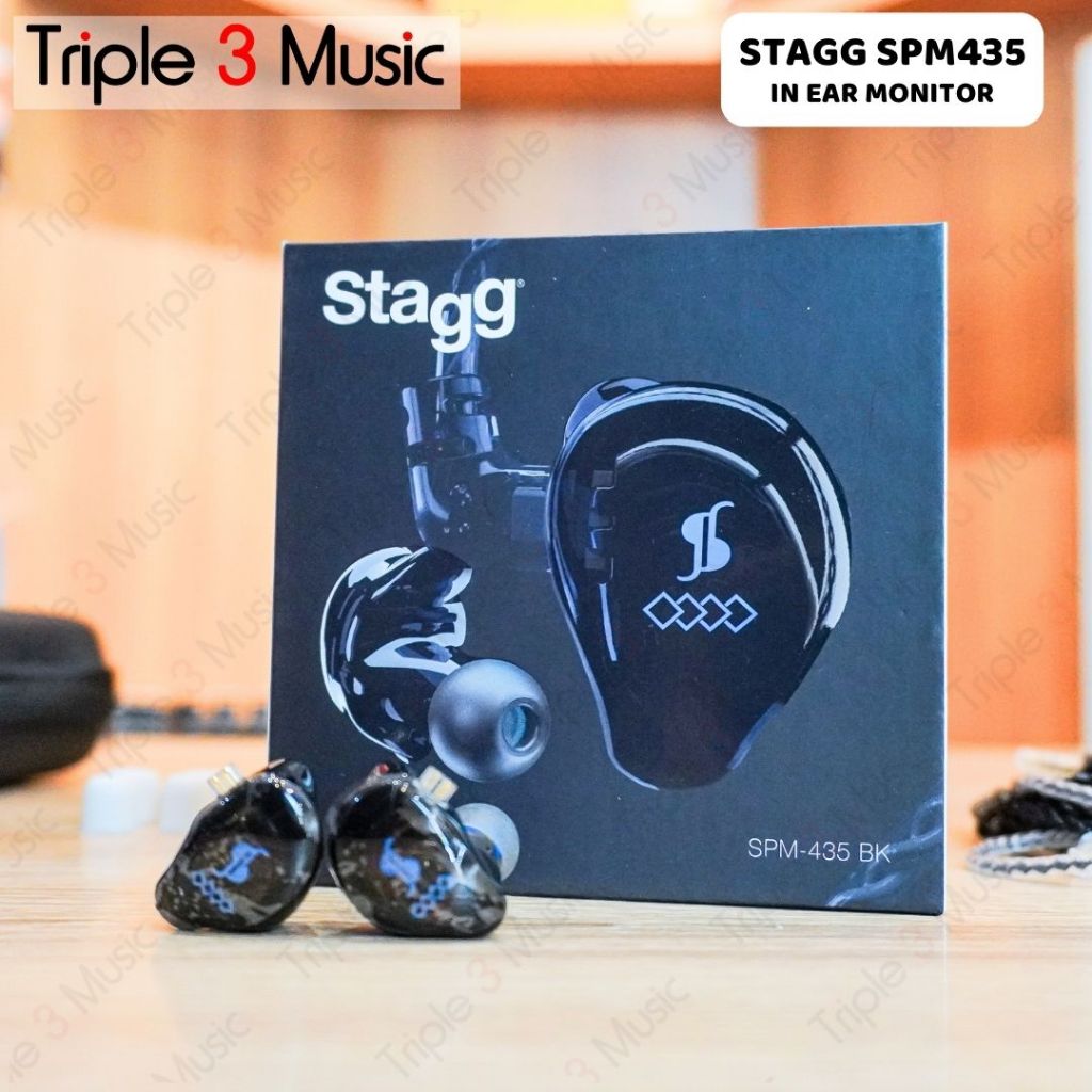Stagg IEM SPM435 In Ear Monitor 4 Driver Hi Resolution