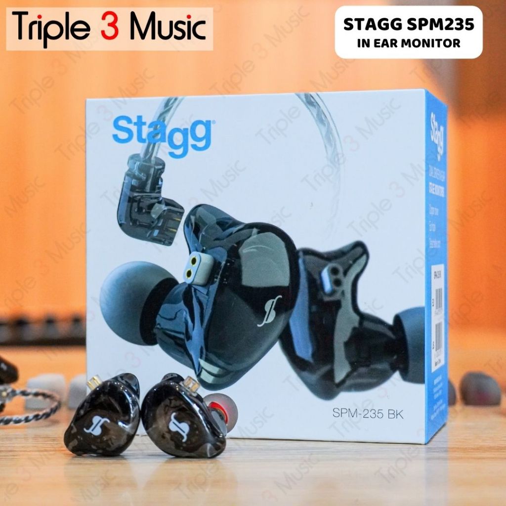 STAGG SPM235 SPM 235 In Ear Monitor IEM Dual Driver ORIGINAL
