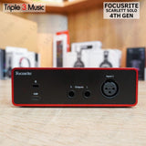Focusrite Scarlett Solo 4th Gen USB Audio Interface ORIGINAL RESMI