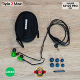 SHURE SE215 Pro Green Iem Panggung in ear monitor ORIGINAL