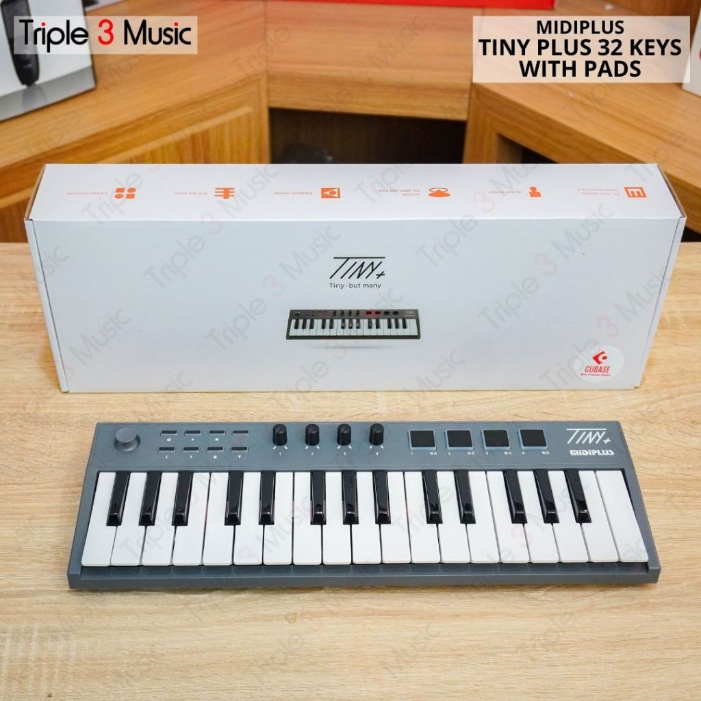 Midiplus TINY + plus with pad Keyboard Mini Midi controller 32 keys
