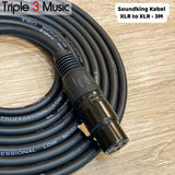 Soundking Kabel Microphone Mic XLR FEMALE TO XLR MALE 3m