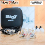 STAGG SPM235 SPM 235 In Ear Monitor IEM Dual Driver ORIGINAL