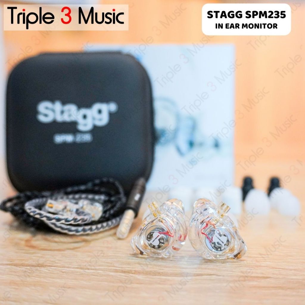 STAGG SPM235 SPM 235 In Ear Monitor IEM Dual Driver ORIGINAL