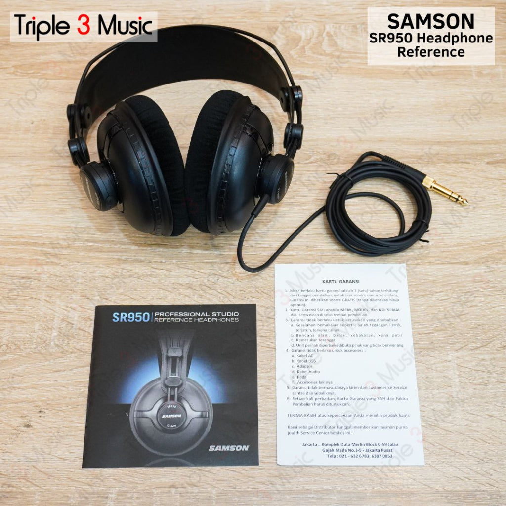 Samson SR950 Professional Studio Reference Headphone