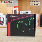 Focusrite Scarlett Solo 4th Gen USB Audio Interface ORIGINAL RESMI