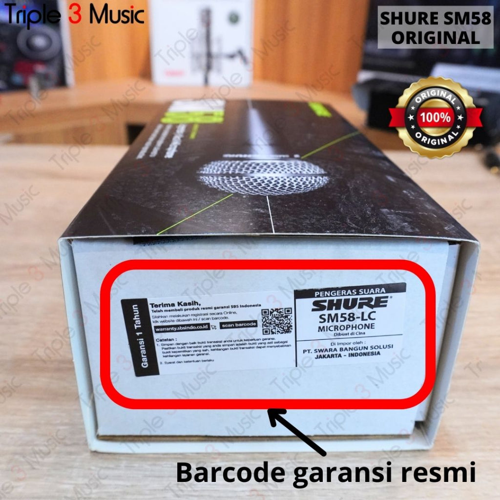 Shure SM58 Original Microphone Dynamic