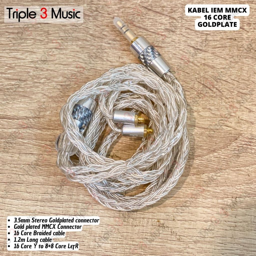 Wave Kabel pengganti MMCX 16 core luxury Phi 3.14 DR2 wave3hu