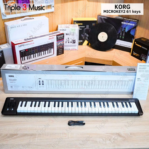 Korg MICROKEY 61 61 keys Slim Midi Keyboard Controller NON WIRELESS