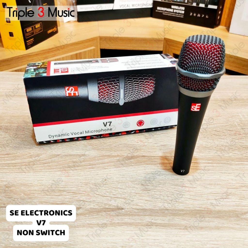 SE Electronics V7 Switch / no switch Supercardioid Mic Dynamic Handheld