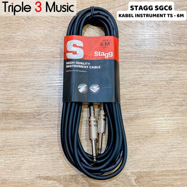 Stagg Cable SGC6, 6M/20ft Instr Cable