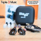 STAGG SPM235 SPM 235 In Ear Monitor IEM Dual Driver ORIGINAL