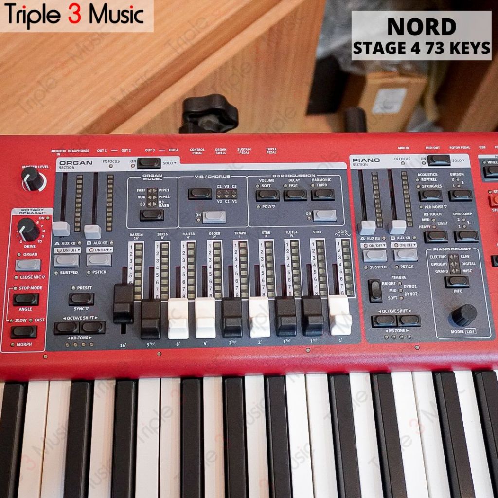 NORD STAGE 4 73 keys Hammer Action keyboard PIANO with Aftertouch Triple3music