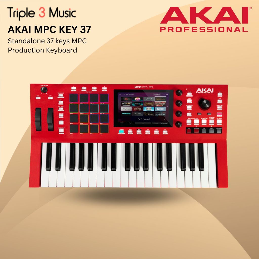 AKAI MPC KEY 37 Stand alone 37 keys MPC Production Keyboard