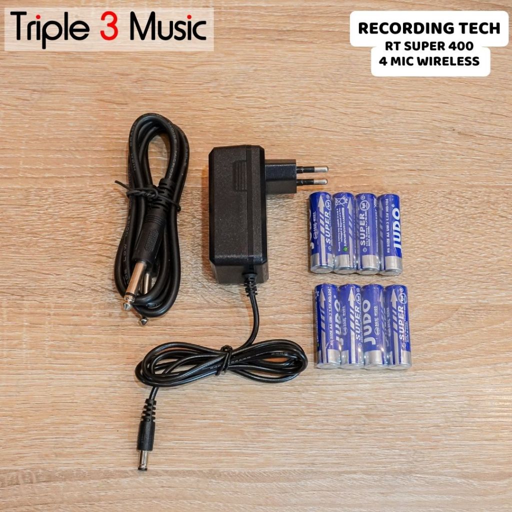 RECORDING TECH RT SUPER400 WIRELESS MICROPHONE | 4 CHANNEL MIC WIRELESS - SUPER400 ONLY