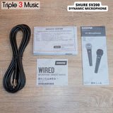 SHURE SV 200 SV200 Mic Dynamic XLR ORIGINAL SHURE