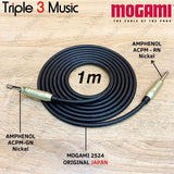 Mogami 2524 Original MADE IN JAPAN Kabel Instrument jack GITAR TS to TS JACK L