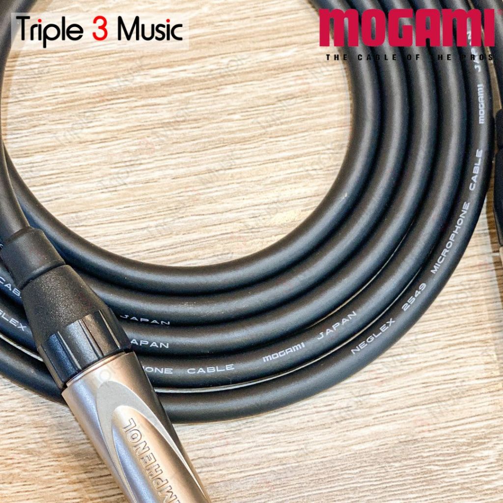 Mogami 2549 TRS 6,5mm male to TRS 6.5mm male Kabel speaker Balance with Jack amphenol