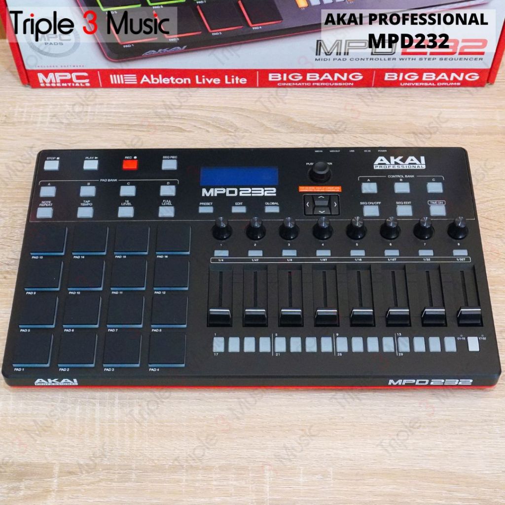 Akai MPD 232 USB Midi Pad Controller Sequencer