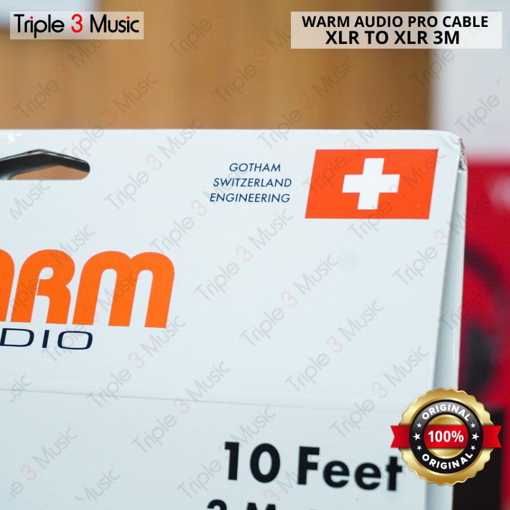 WARM AUDIO XLR TO XLR CABLE PRO SERIES 10FT 3m