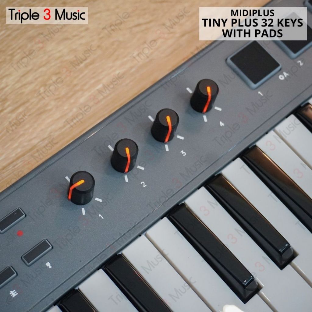 Midiplus TINY + plus with pad Keyboard Mini Midi controller 32 keys