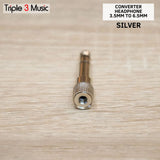 Soundking Converter Headphone 3.5mm to 6.5mm TRS STEREO