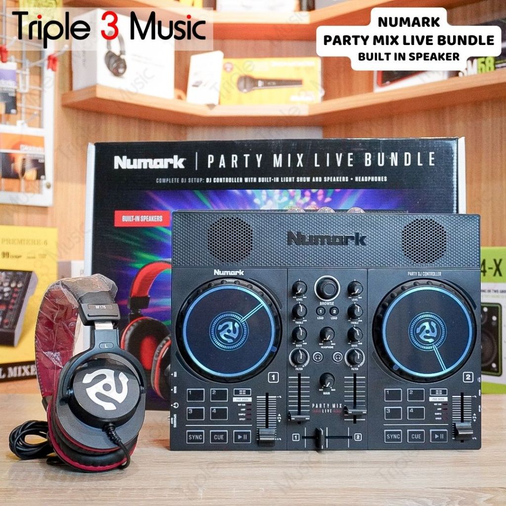 Numark Party Mix Partymix DJ Controller built in Interface virtual dj