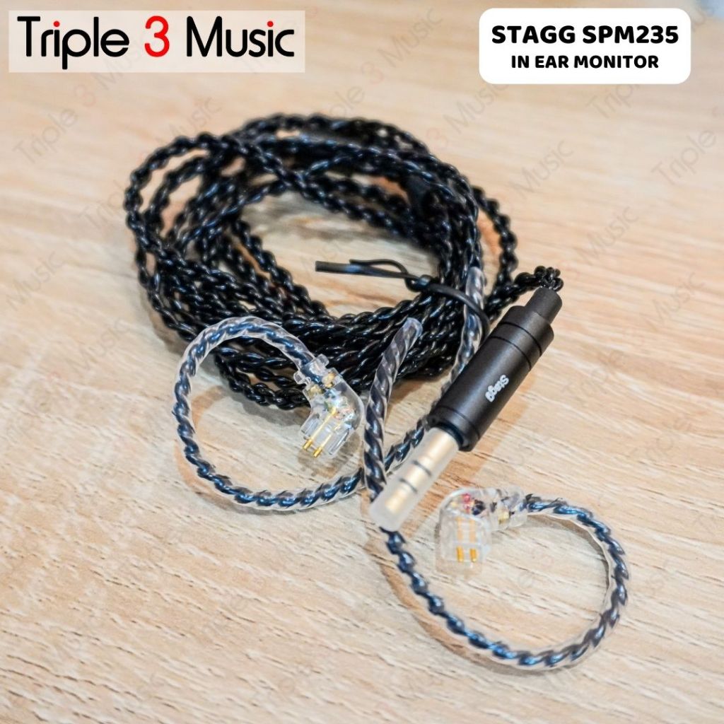 STAGG SPM235 SPM 235 In Ear Monitor IEM Dual Driver ORIGINAL