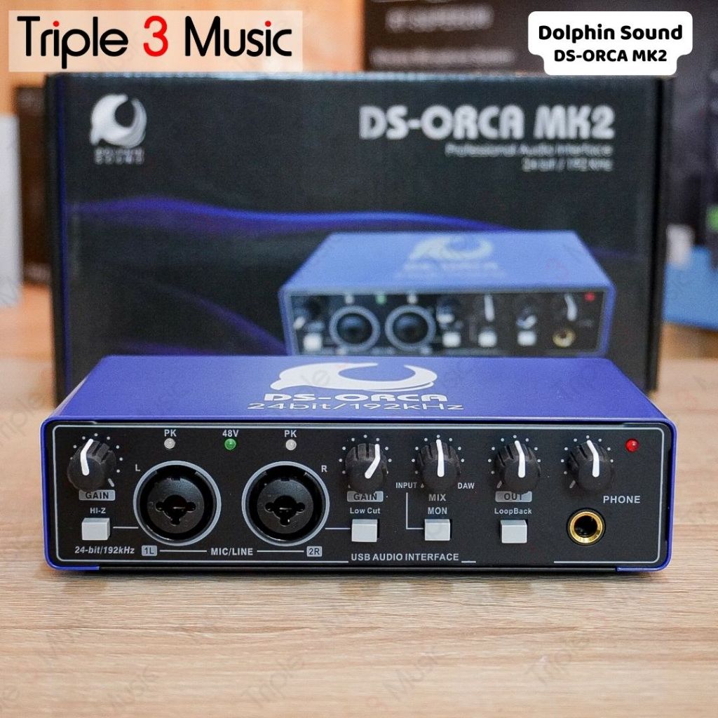 DOLPHIN SOUND DS-ORCA DS ORCA MK II MK3 Soundcard audio interface recording