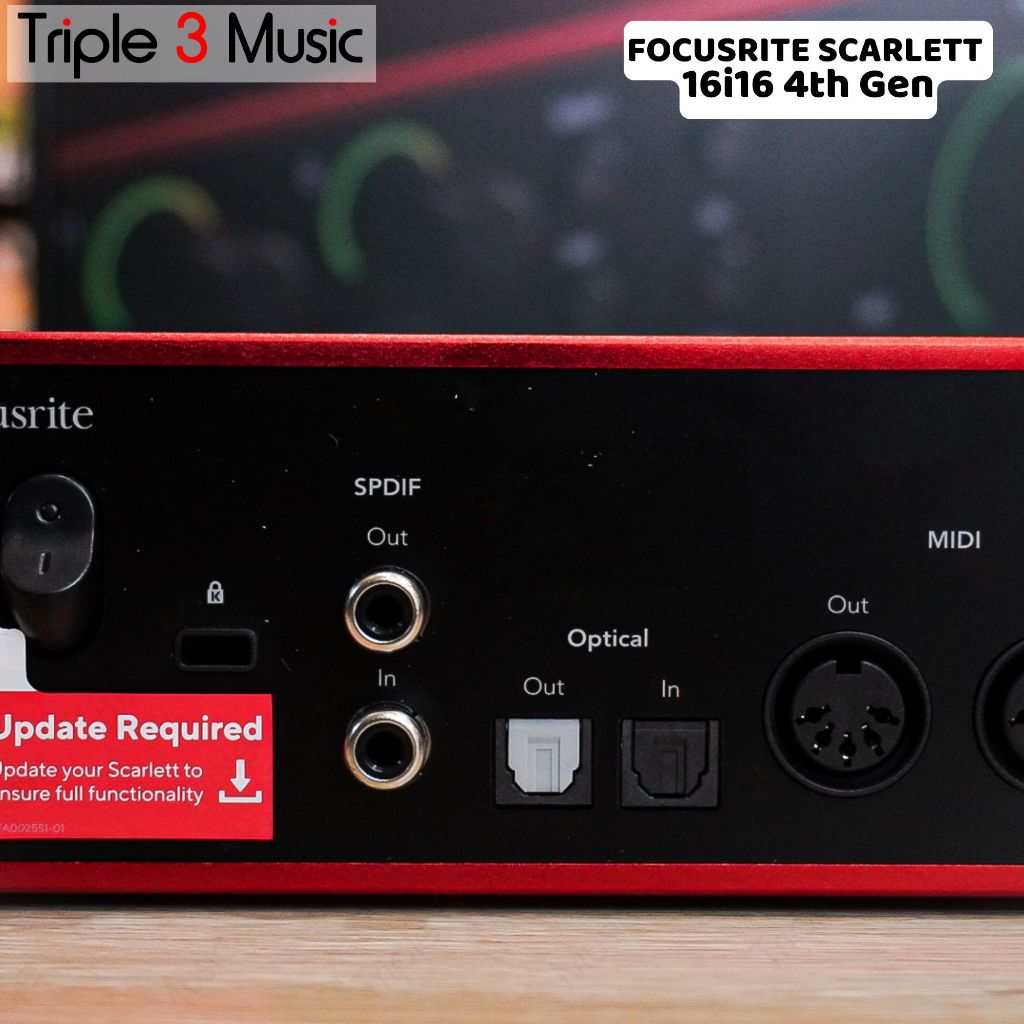 Focusrite Scarlett 16i16 4th Gen USB Audio Interface