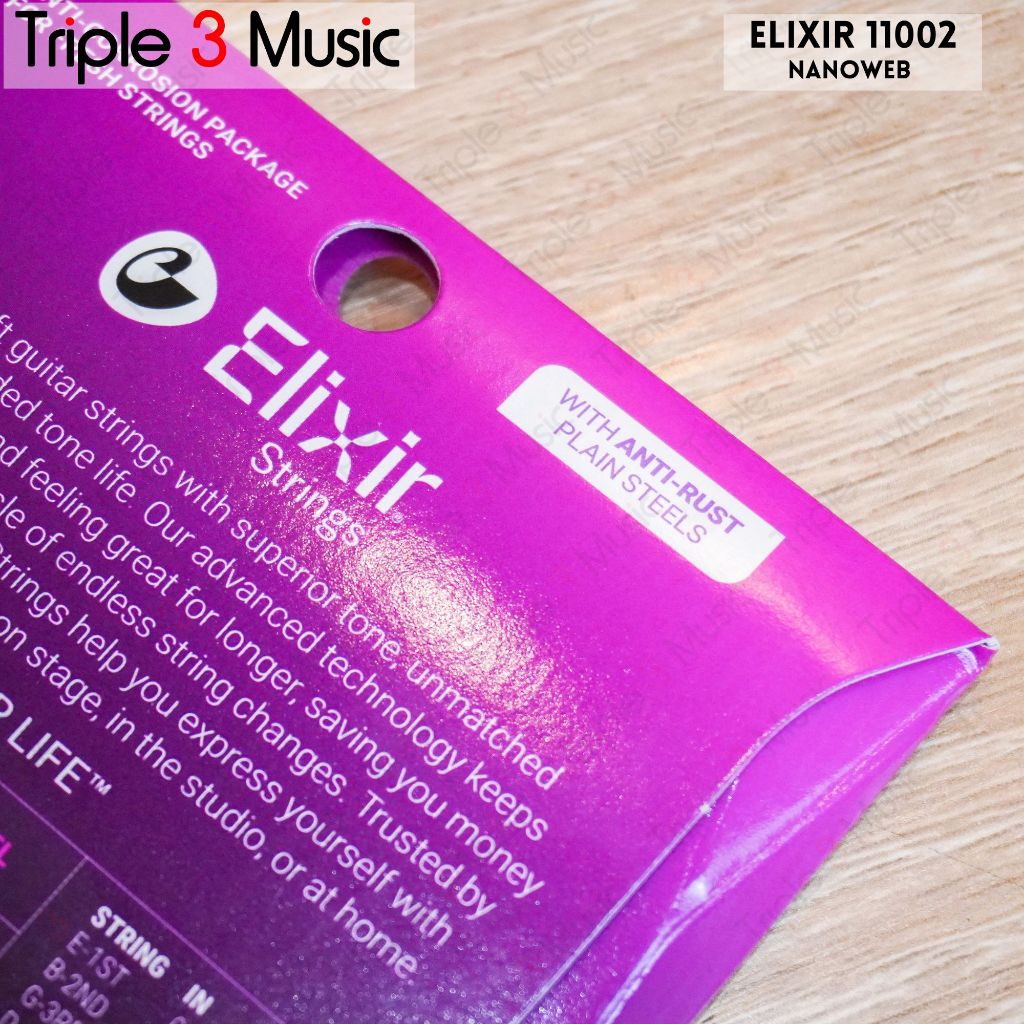 Elixir 11002 10-47 Nanoweb senar gitar akustik ORIGINAL