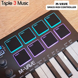 M-VAVE MVAVE SMK 25 SMK25 Midi Keyboard Controller 25 Keys