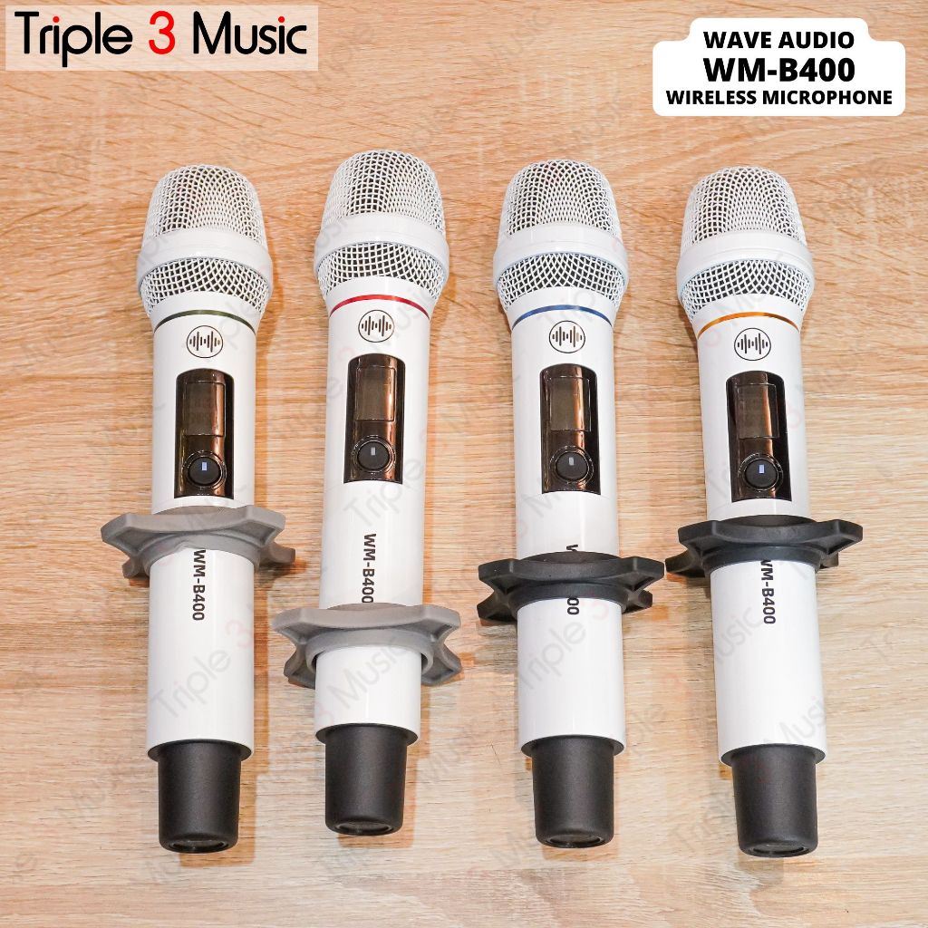 WAVE WM B400 WM-B400 PREMIUM 4 MIC WIRELESS HANDHELD