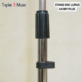 Nawiwa TLK 901 Premium Stand Mic microphone besi LURUS dudukan BULAT besi kokoh