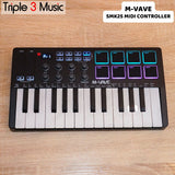 M-VAVE MVAVE SMK 25 SMK25 Midi Keyboard Controller 25 Keys