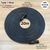 Kabel microphone XLR male to XLR female  20m OFC Japan Standard